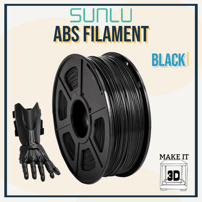 SUNLU ABS Filament 1.75mm 0.9kg 3D Printing Filament