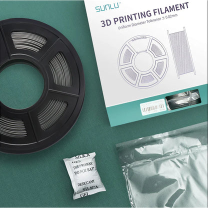 SUNLU PLA+ Silk Tri-Color Rainbow Filament 1.75mm 1kg 3D Printing Filament