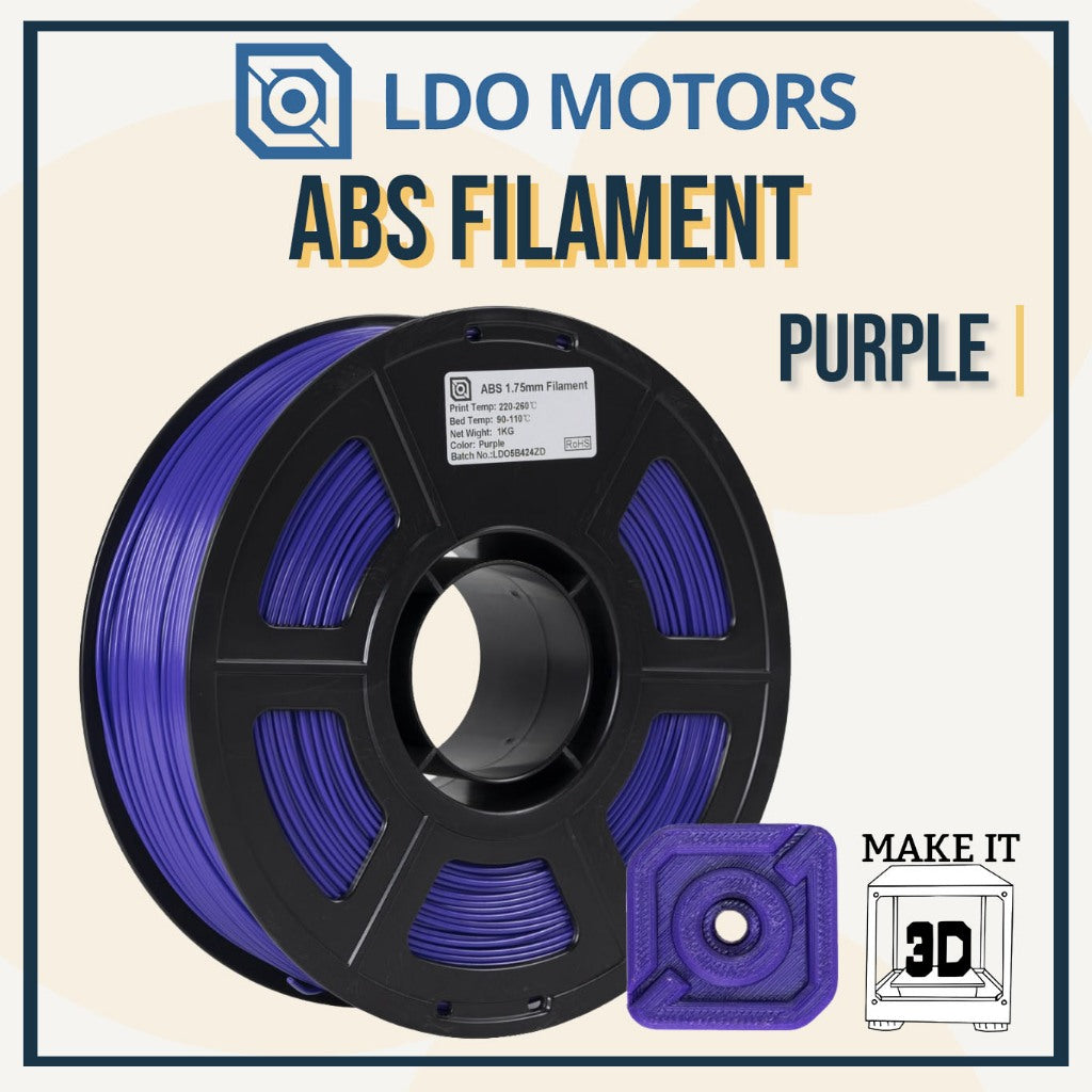 LDO Motors ABS filament 1kg 1.75mm High quality 3D printing Filament
