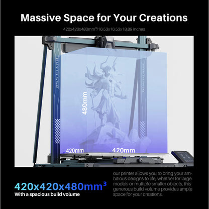 Elegoo Neptune 4 Max Large Format Klipper ready FDM 3D Printer