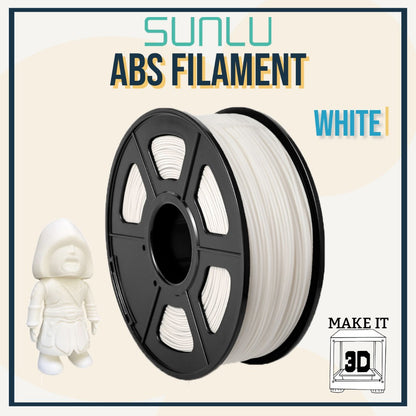 SUNLU ABS Filament 1.75mm 0.9kg 3D Printing Filament