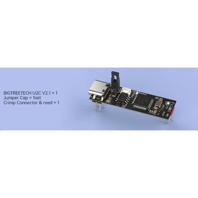 BigTreeTech U2C V2.1 and EBB36 CAN V1.2 (G0B1) Klipper expansion device for 3D printer
