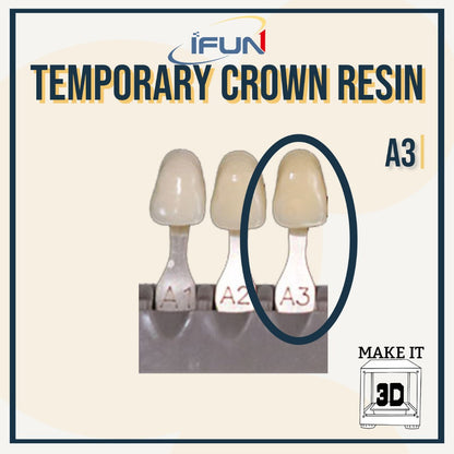 500g iFun Temporary Crown Resin Biocompatible Dental 3D printing resin