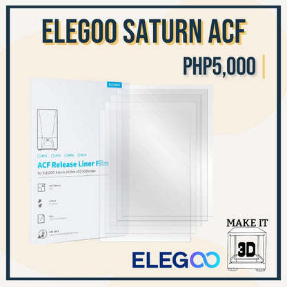 Elegoo PFA/ACF film for Mars, Saturn, and Jupiter (5 sheets) FEP sheet