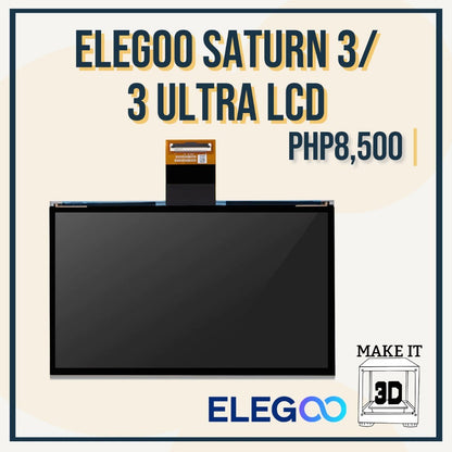 ELEGOO LCD Screen Replacement Mars 3/Pro LCD, Mars 4/5 Ultra, Saturn 2, Saturn 3/4/Ultra LCD