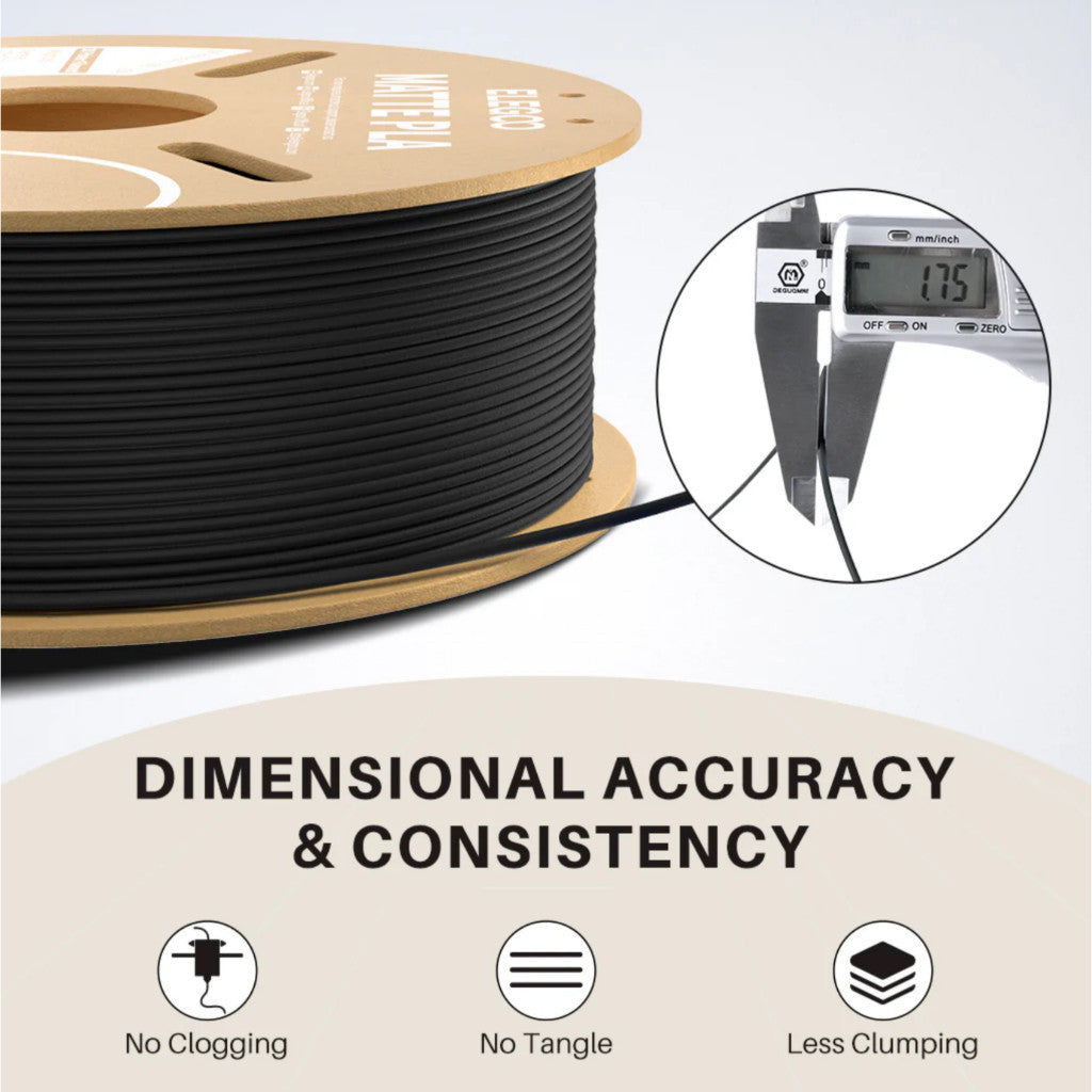 Elegoo PLA Matte Filament 1kg 1.75mm 3D Printing Filament
