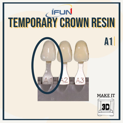 500g iFun Temporary Crown Resin Biocompatible Dental 3D printing resin