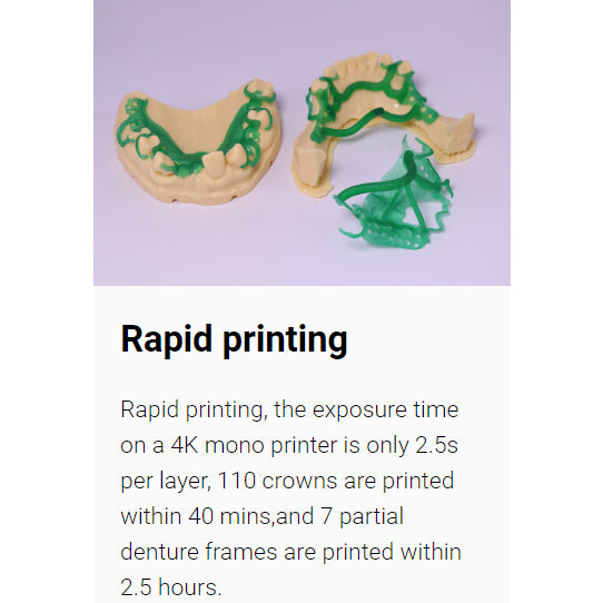 500g iFun Dental Casting Resin Castable dental 3D Printing Resin