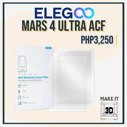 Elegoo PFA/ACF film for Mars, Saturn, and Jupiter (5 sheets) FEP sheet