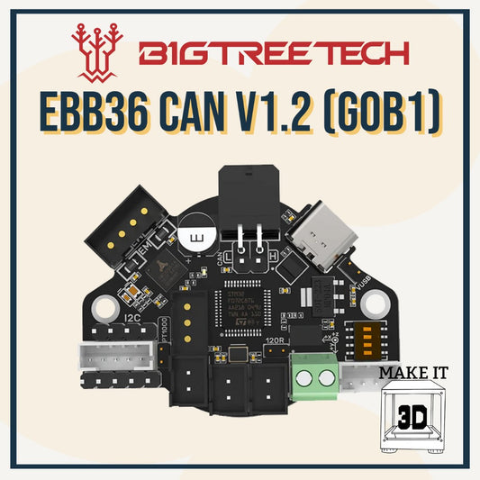 BigTreeTech U2C V2.1 and EBB36 CAN V1.2 (G0B1) Klipper expansion device for 3D printer