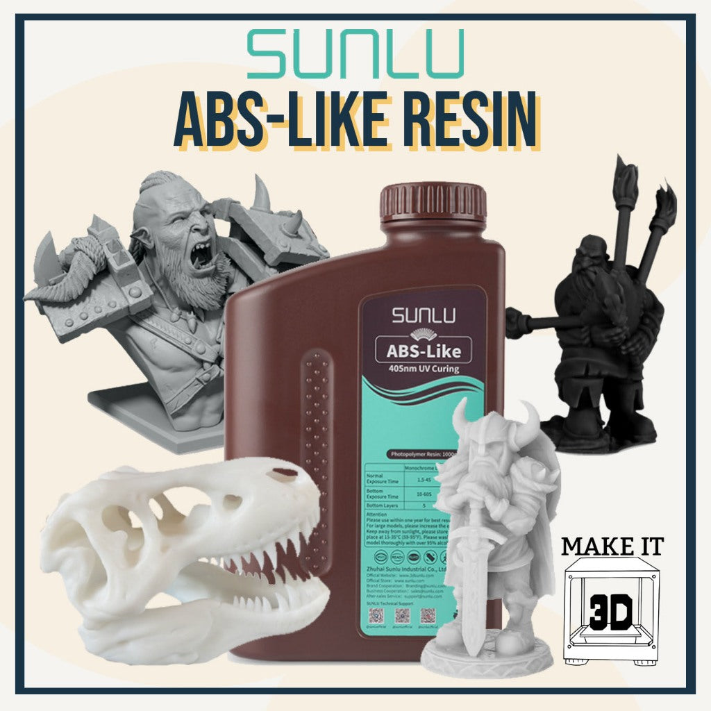 SUNLU Resin 1kg ABS-Like 3D Printing Resin 3D Printer UV Resin 405nm