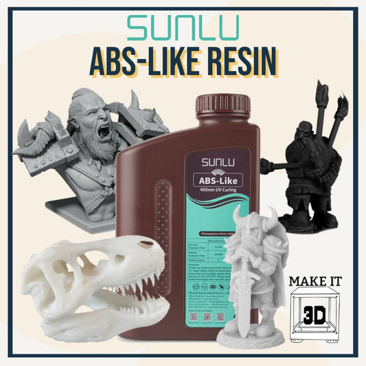 SUNLU Resin 1kg ABS-Like 3D Printing Resin 3D Printer UV Resin 405nm