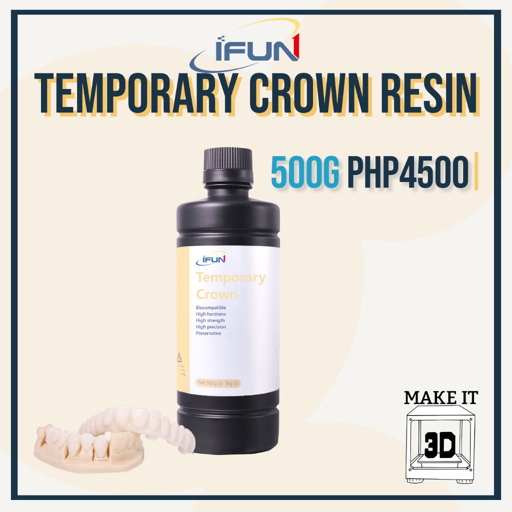 500g iFun Temporary Crown Resin Biocompatible Dental 3D printing resin
