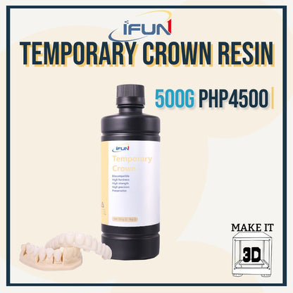 500g iFun Temporary Crown Resin Biocompatible Dental 3D printing resin