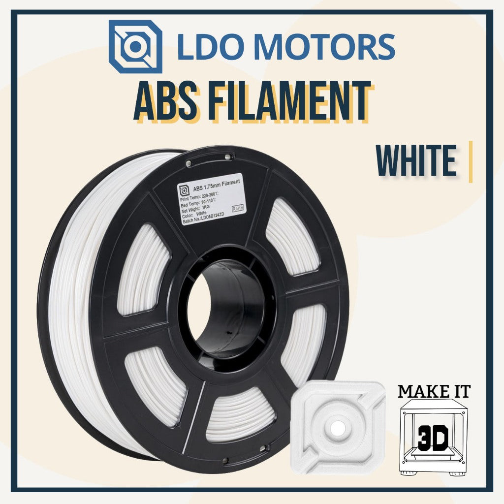LDO Motors ABS filament 1kg 1.75mm High quality 3D printing Filament