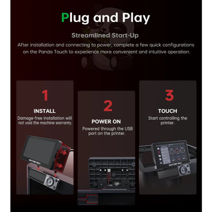 BigTreeTech Panda Touch V1.0 with USB dock - Multi 3D printer wireless control