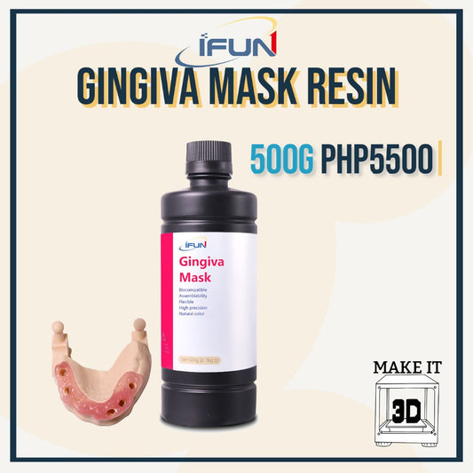 500g iFun Gingiva Mask Resin Biocompatible dental 3D printing resin