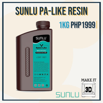 SUNLU 1kg PA-Like (Nylon-like) 3D Printing Resin - Flexible 3D Printer UV Resin 405nm