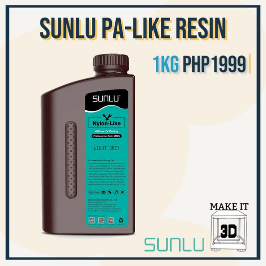 SUNLU 1kg PA-Like (Nylon-like) 3D Printing Resin - Flexible 3D Printer UV Resin 405nm