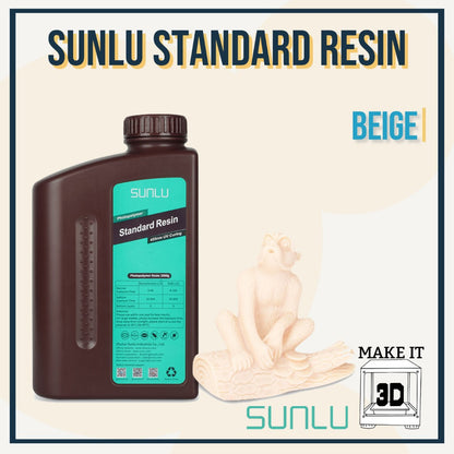 SUNLU Resin 1kg Standard 3D Printing Resin + 3D Printer Resin 405nm