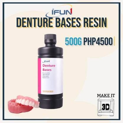500g iFun Denture Base Resin Biocompatible dental 3D printing resin
