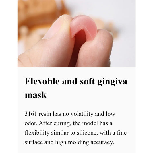 500g iFun Gingiva Mask Resin Biocompatible dental 3D printing resin
