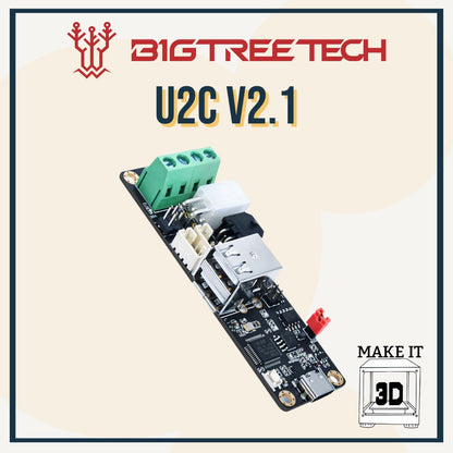 BigTreeTech U2C V2.1 and EBB36 CAN V1.2 (G0B1) Klipper expansion device for 3D printer