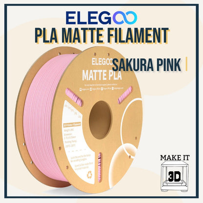 Elegoo PLA Matte Filament 1kg 1.75mm 3D Printing Filament