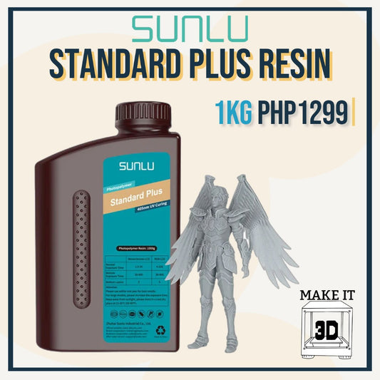 SUNLU Resin 1kg Standard Plus 3D Printing Resin 3D Printer Resin 405nm
