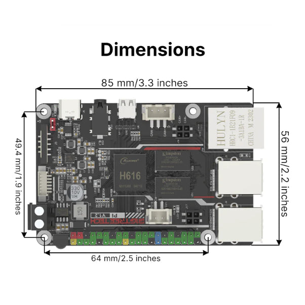 BigTreeTech Pi V1.2 BTT raspberry pi