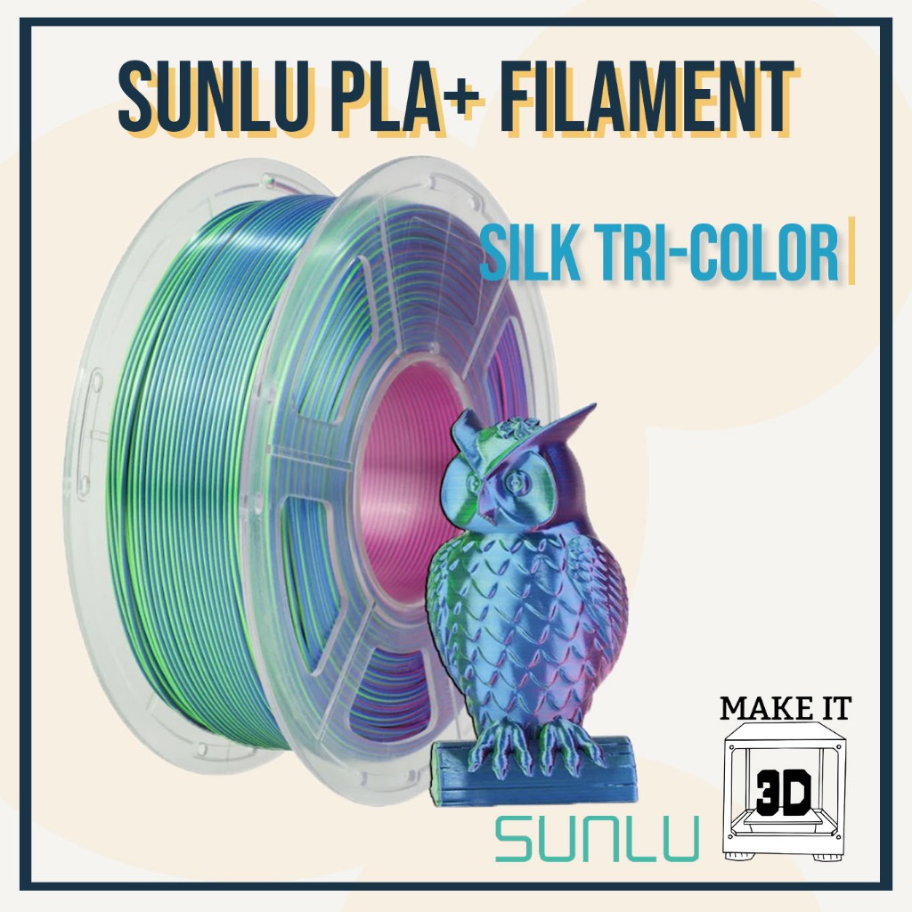 SUNLU PLA+ Filament 1.75mm 1kg 3D Printing Filament
