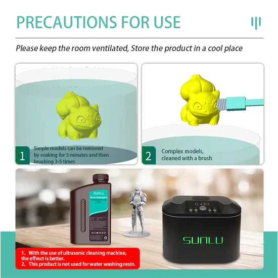 SUNLU 3D Printing Resin Detergent - for washing 3D prints