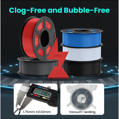 SUNLU High Speed PLA Filament 1.75mm 1kg 3D Printing Filament