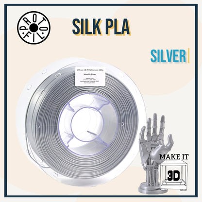 ProtoFil 1kg Silk PLA 3D Printer Filament 1.75mm for 3D Printing