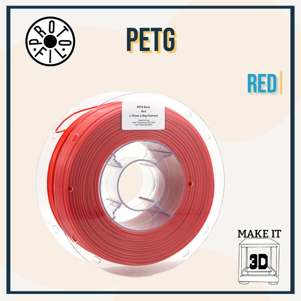 ProtoFil 1kg PETG 3D Printer Filament 1.75mm for 3D Printing