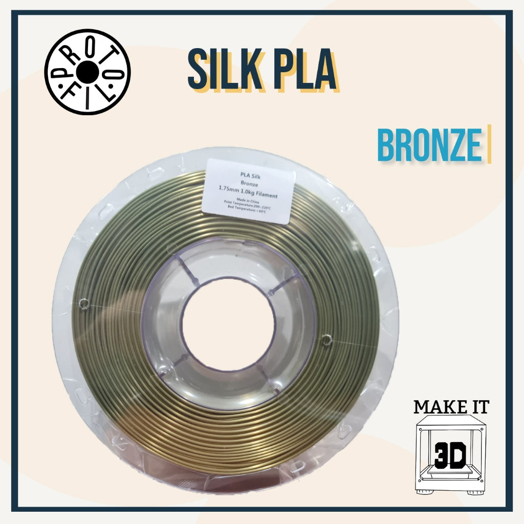 ProtoFil 1kg Silk PLA 3D Printer Filament 1.75mm for 3D Printing