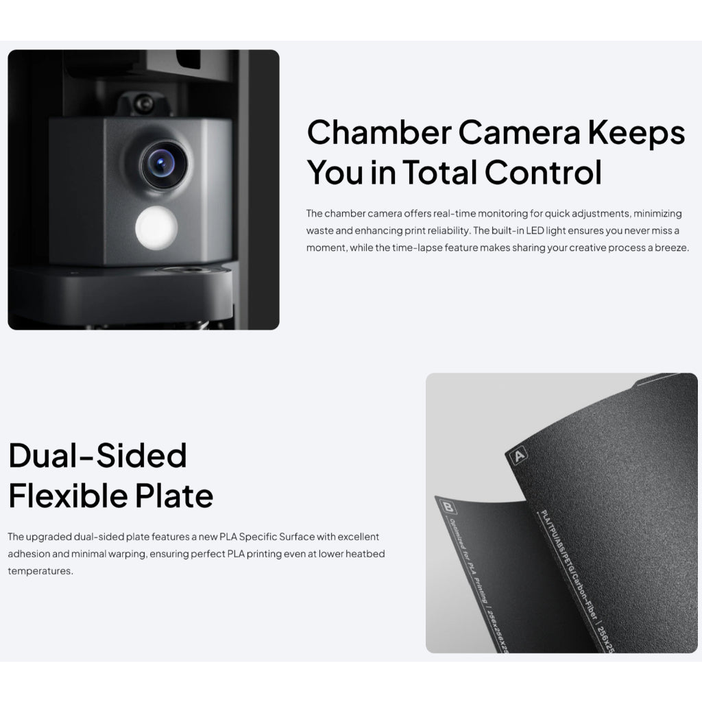 ELEGOO Centauri Carbon FDM 3D Printer fully enclosed coreXY w/ upgraded light bar and AMS port