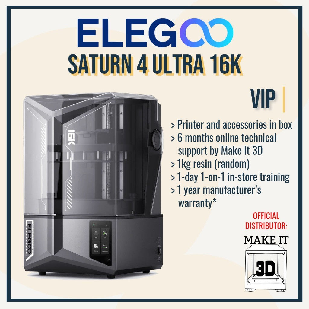 Elegoo Saturn 4 Ultra 16K | 10-inch 16K Resin 3D Printer (Philippines)