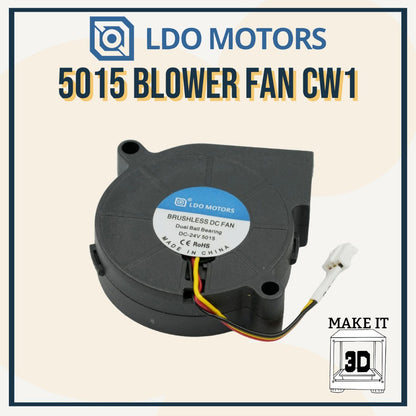LDO Motors Axial and Blower Fan for 3D Printer 4010, 6020, 5015, 5020