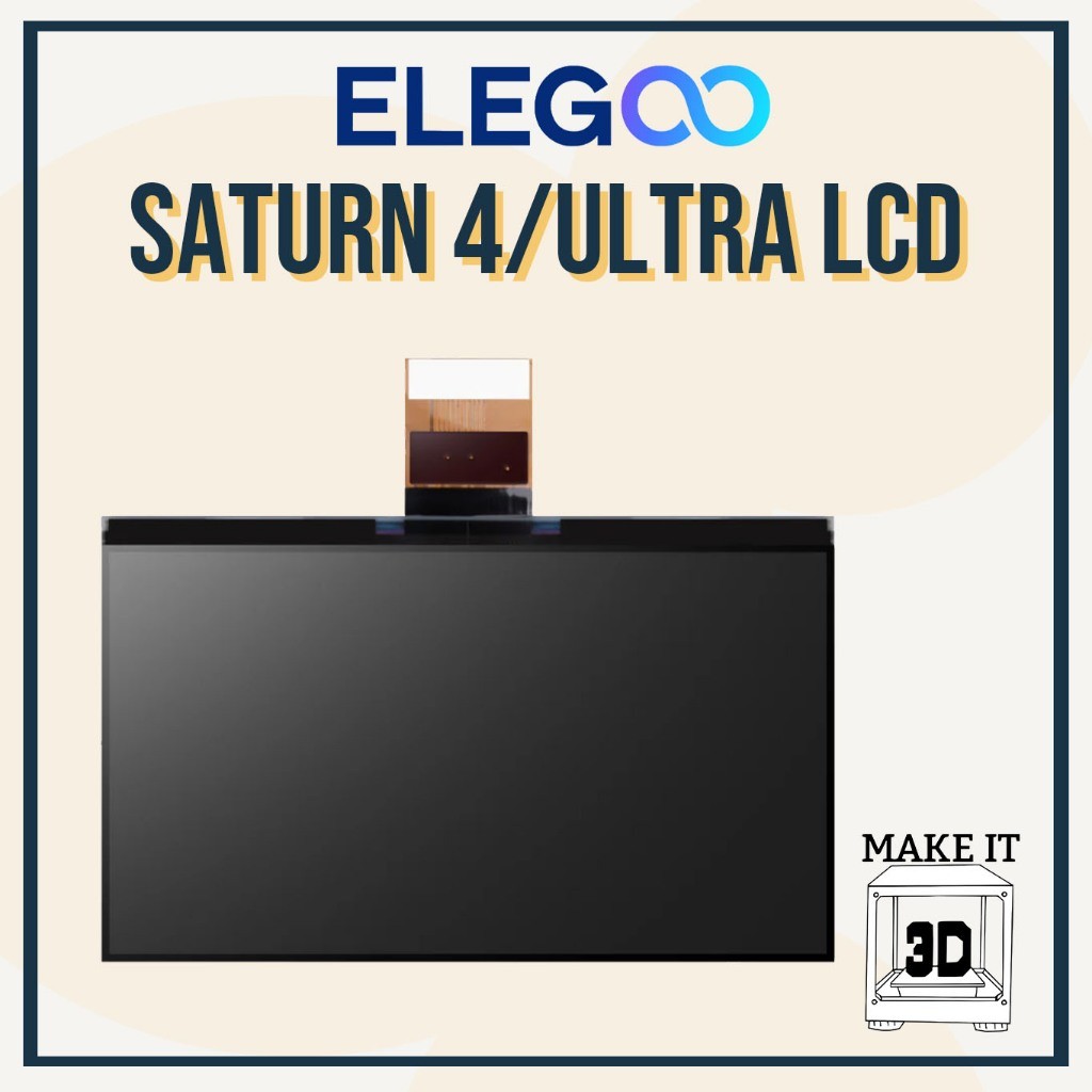 ELEGOO LCD Screen Replacement Mars 3/Pro LCD, Mars 4/5 Ultra, Saturn 2, Saturn 3/4/Ultra LCD