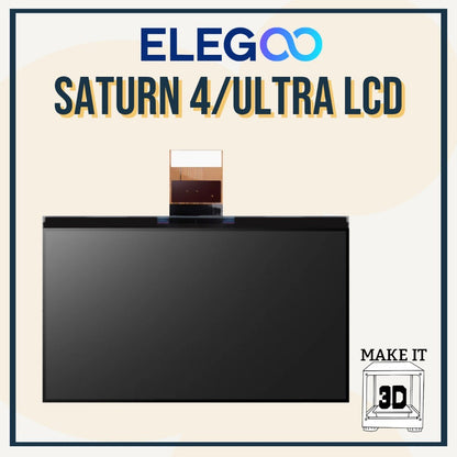 ELEGOO LCD Screen Replacement Mars 3/Pro LCD, Mars 4/5 Ultra, Saturn 2, Saturn 3/4/Ultra LCD