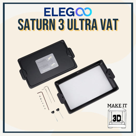 Elegoo Vat Tank for Resin 3D Printer Saturn 3 Ultra, Saturn 4 Ultra, Mars 4 Ultra, Mars 5 Ultra