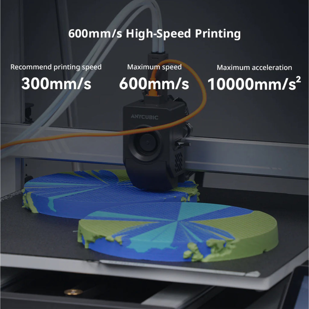 Anycubic Kobra 3 Max Combo large format FDM multi color 3D printer with built-in filament dryer