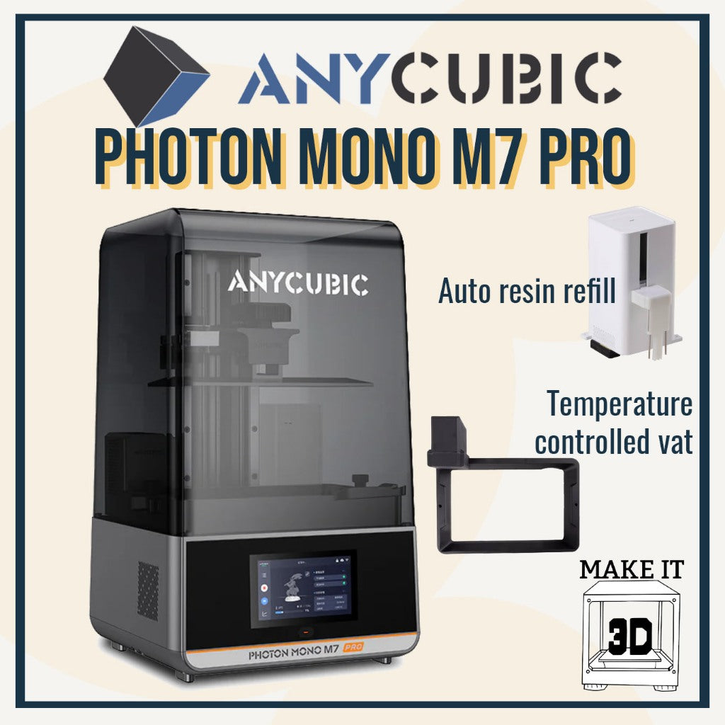 ANYCUBIC Photon Mono M7 Pro 14k Resolution with resin heater and auto feeder Resin 3D Printer