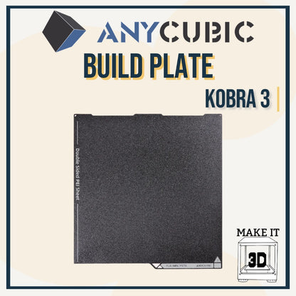 ANYCUBIC Kobra Textured PEI Build Plate magnetic platform for 3D printer