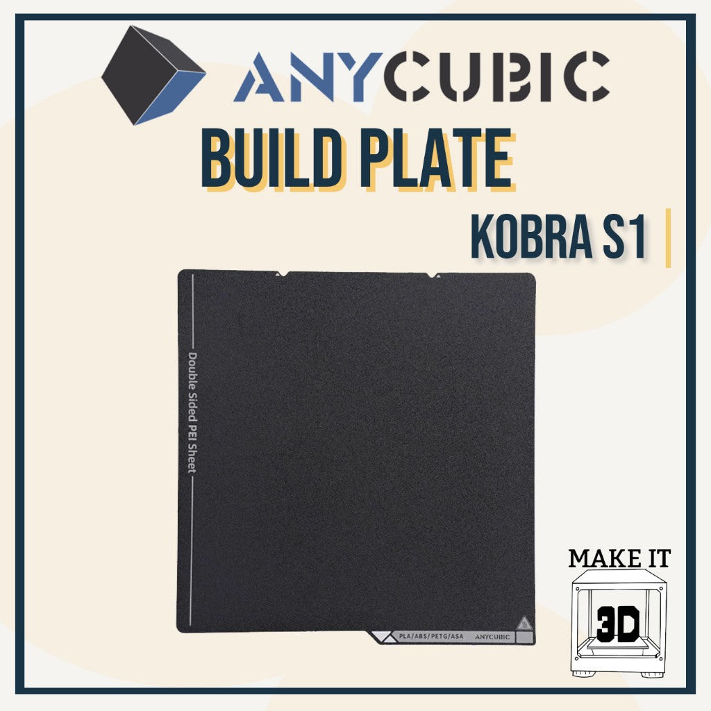 ANYCUBIC Kobra Textured PEI Build Plate magnetic platform for 3D printer