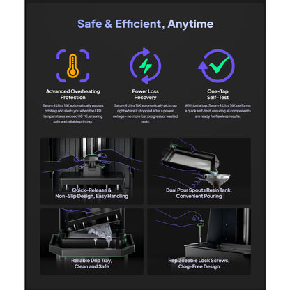 Elegoo Saturn 4 Ultra 16K | 10-inch 16K Resin 3D Printer (Philippines)