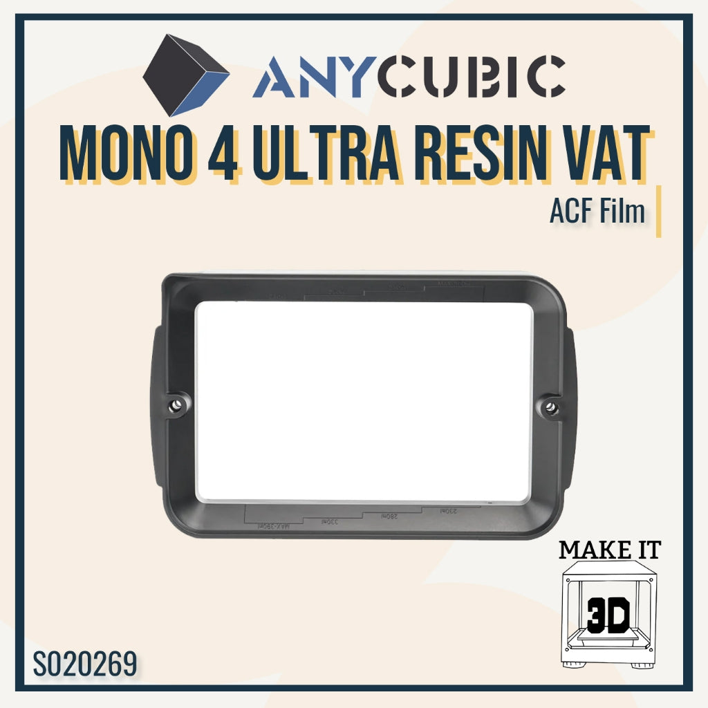 Anycubic Resin Vat Tank for resin 3D printer M7 Pro, Mono 4, Mono 4 Ultra