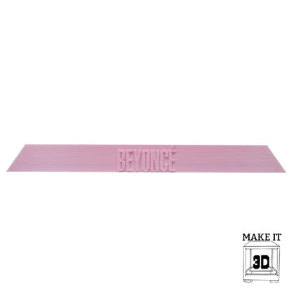 Beyonce CD Display Stand - 3D Printed by Make It 3D
