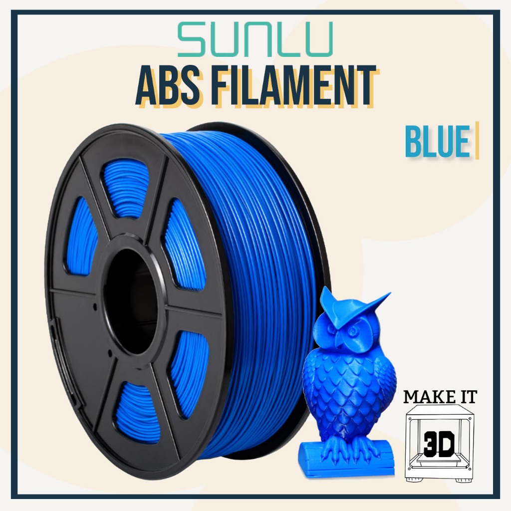 SUNLU ABS Filament 1.75mm 0.9kg 3D Printing Filament